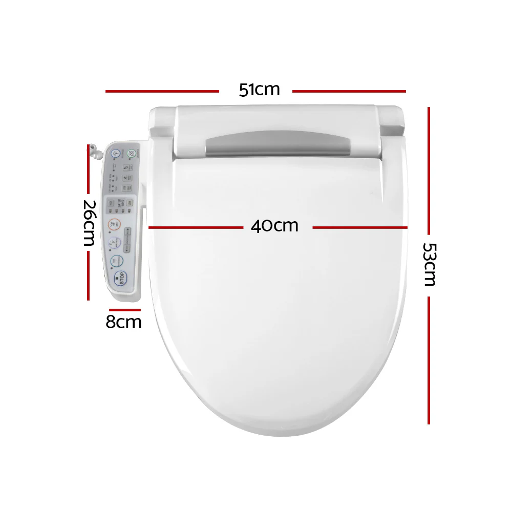Bidet Electric Toilet Seat Cover Electronic Seats Paper Saving Auto Smart Wash - Nurns