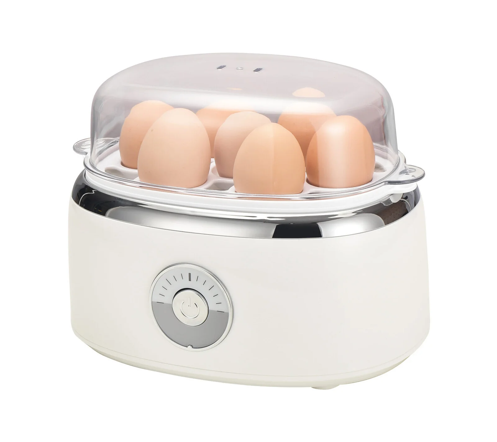 Electric Egg Steamer, Fits 7 Eggs & Cooked Perfectly - Nurns