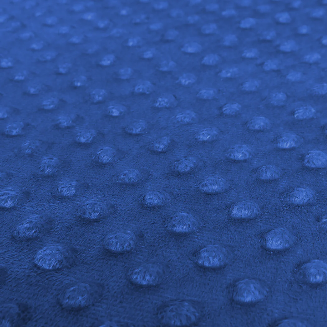 Whalen Weighted Soft Blanket Cover Single - Blue - Nurns