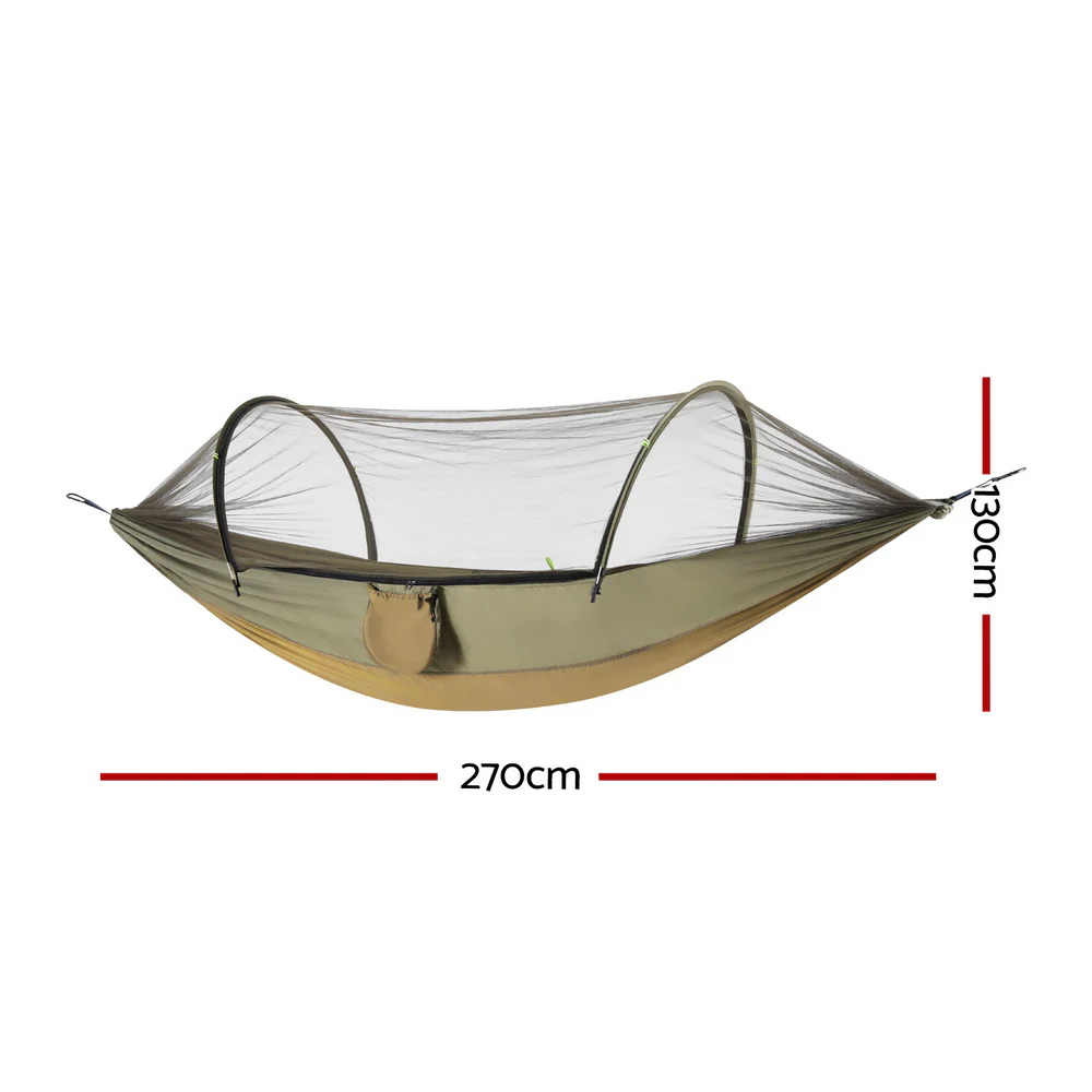 Hammock Chair Metal Stand Outdoor Furniture - Grey - Nurns