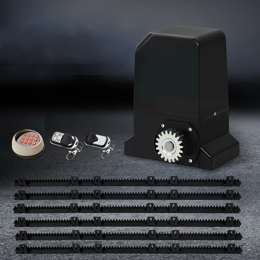 Auto Electric Sliding Gate Opener 1000kg Keypad 6m Rails - Nurns