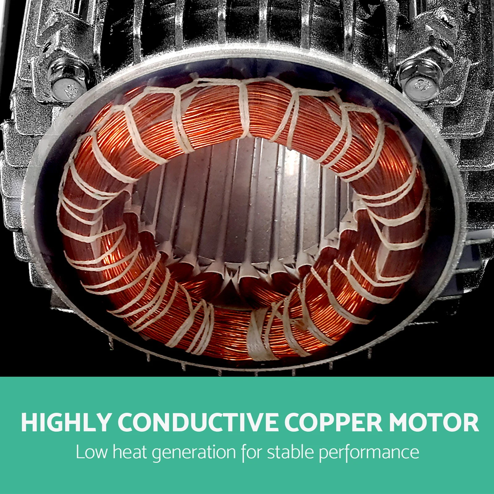 Garden Water Pump High Pressure 2000W 4-Stage Tank Irrigation - Black - Nurns