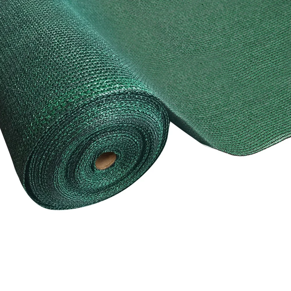 Instahut 90% Shade Cloth 3.66x20m Shade cloth Sail Heavy Duty Green - Nurns