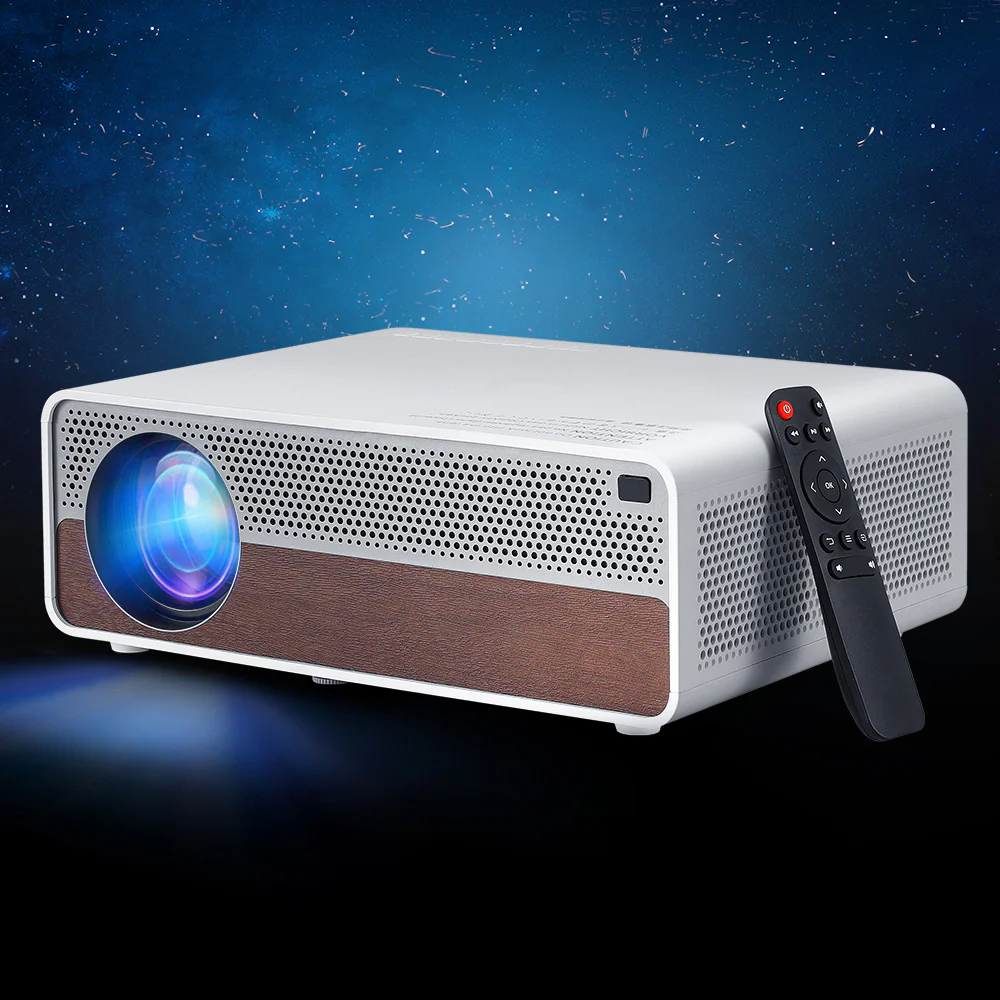 Portable WIFI Video Projector 4K Home Theatre HDMI 1080P Native - Nurns