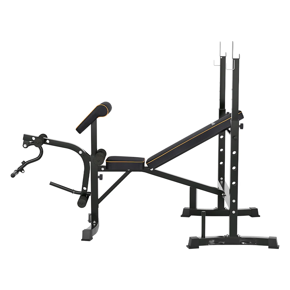 Everfit Weight Bench 10 in 1 Bench Press Home Gym Station 330kg Capacity - Nurns