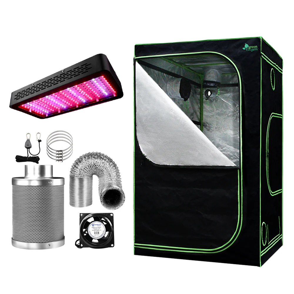 Grow Tent Light Kit 120x120x200cm 1200W LED 6