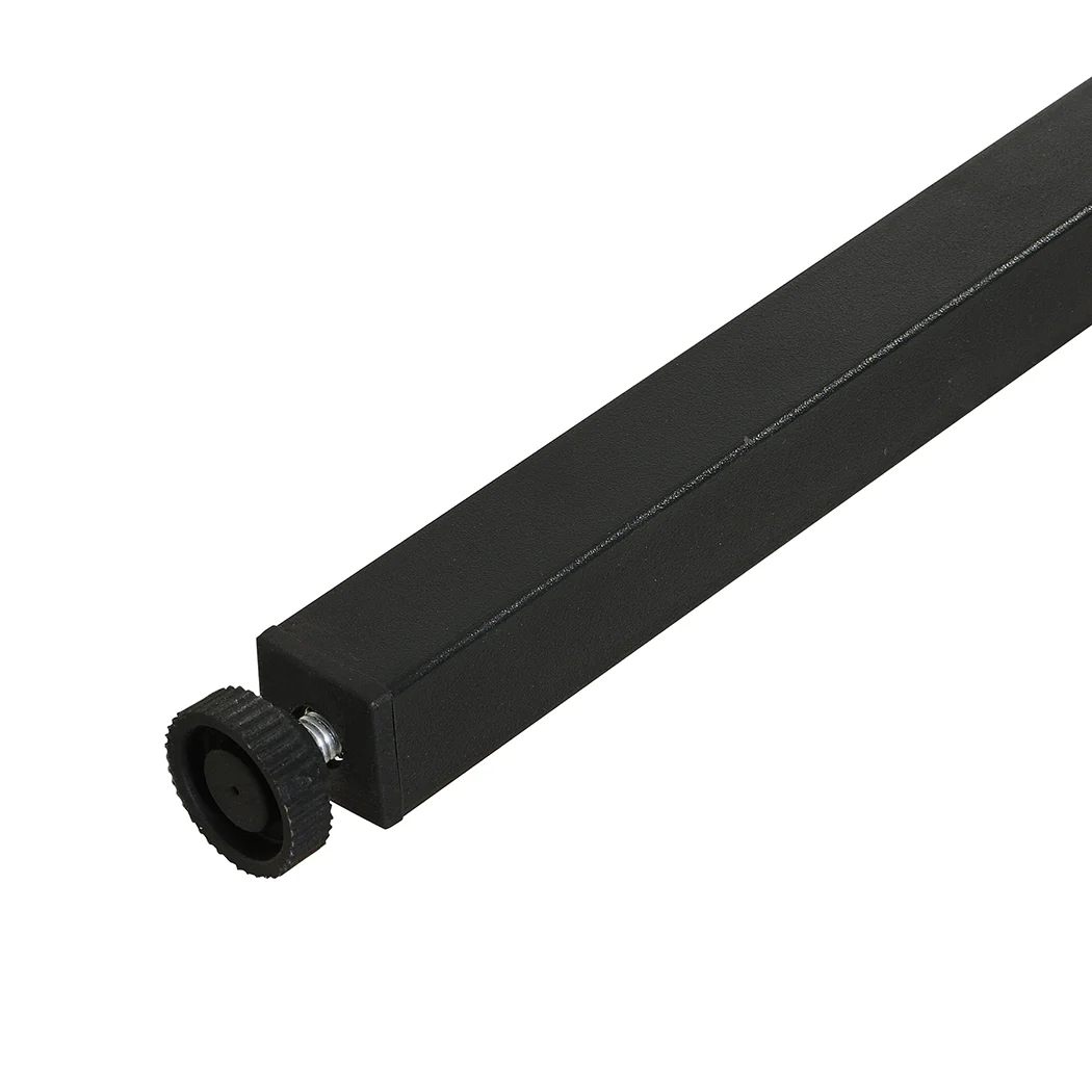 Eras Bed Frame Tufted Headboard USB Charge - Wood & Black Queen - Nurns