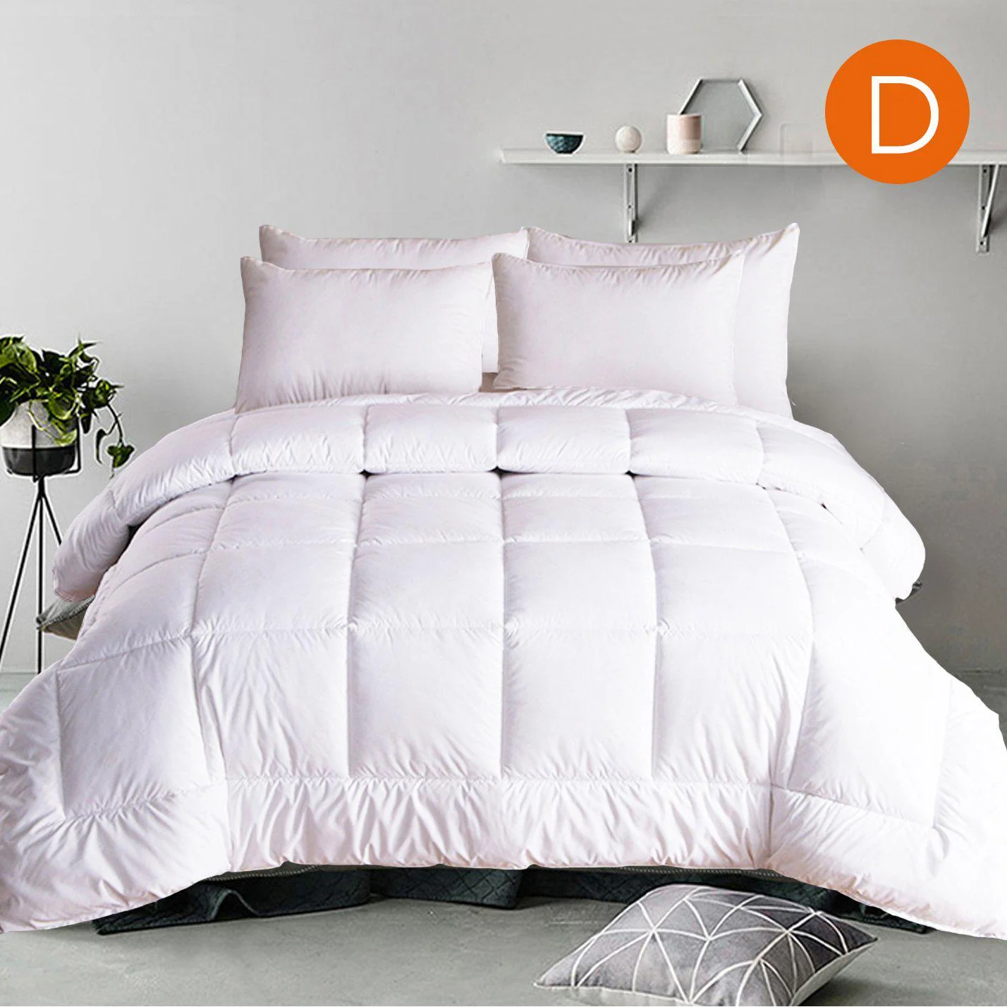 Queen Down Alternative Quilt Doona 500GSM - Nurns