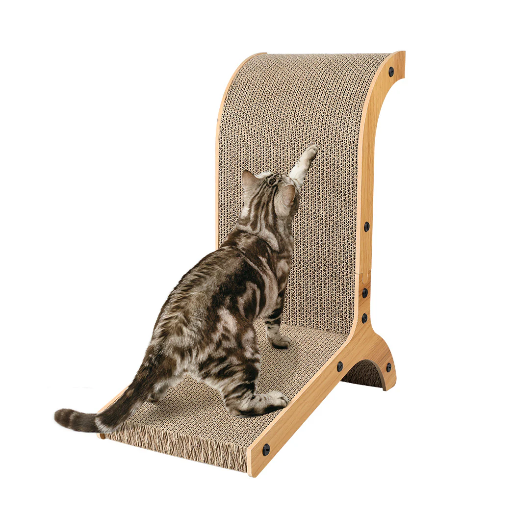 Cat Scratch Pad Cardboard Kitten Cat Scratcher Scratching Board Scatch Toy - Nurns