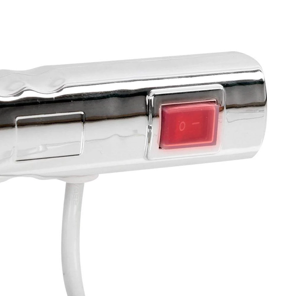 Electric Heated Towel Rail Rack 5 Bars Freestanding Clothes Dry Warmer - Nurns