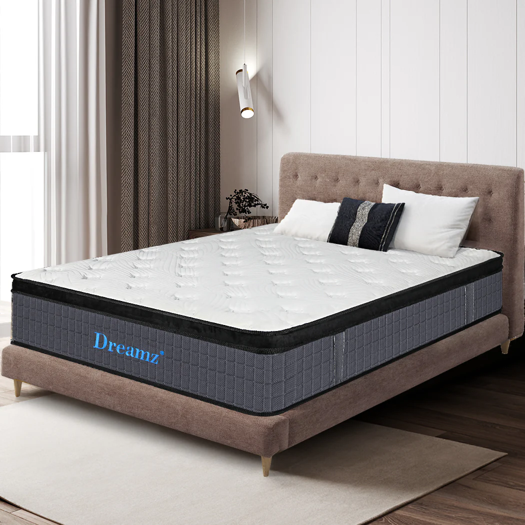 Besiana 32cm Mattress Spring Premium Top Foam Medium Firm - King - Nurns