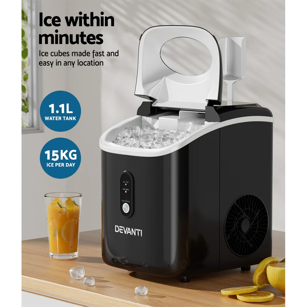 Devanti 15kg Nugget Ice Maker Machine - Nurns