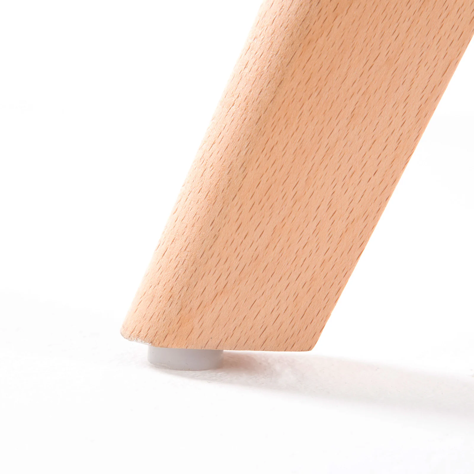 Fleur Set of 2 Retro Dining Cafe Chair Padded Seat - Grey - Nurns