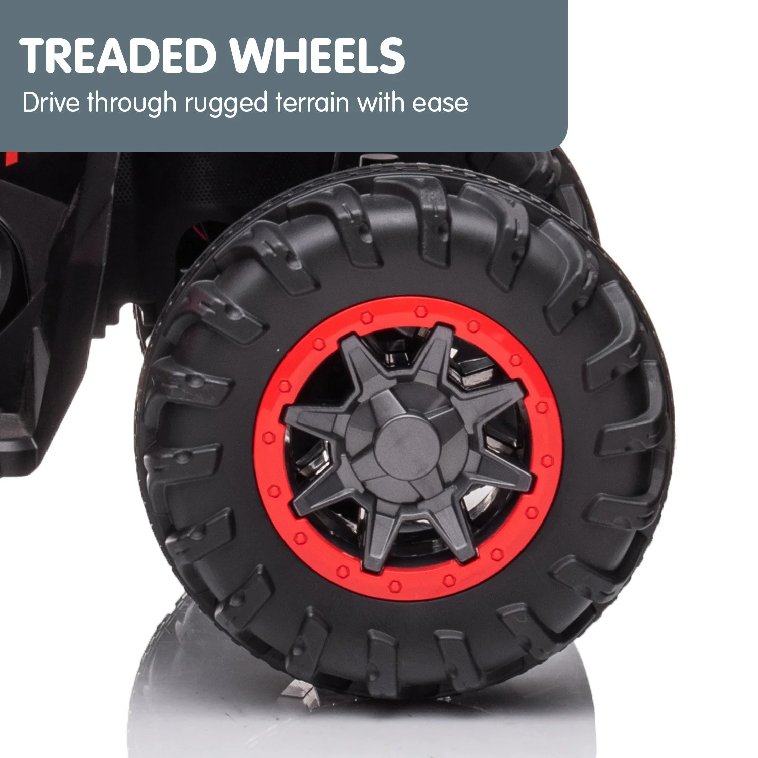 GTS99 Kids Electric Ride On Quad Bike Toy ATV 50W - Red - Nurns