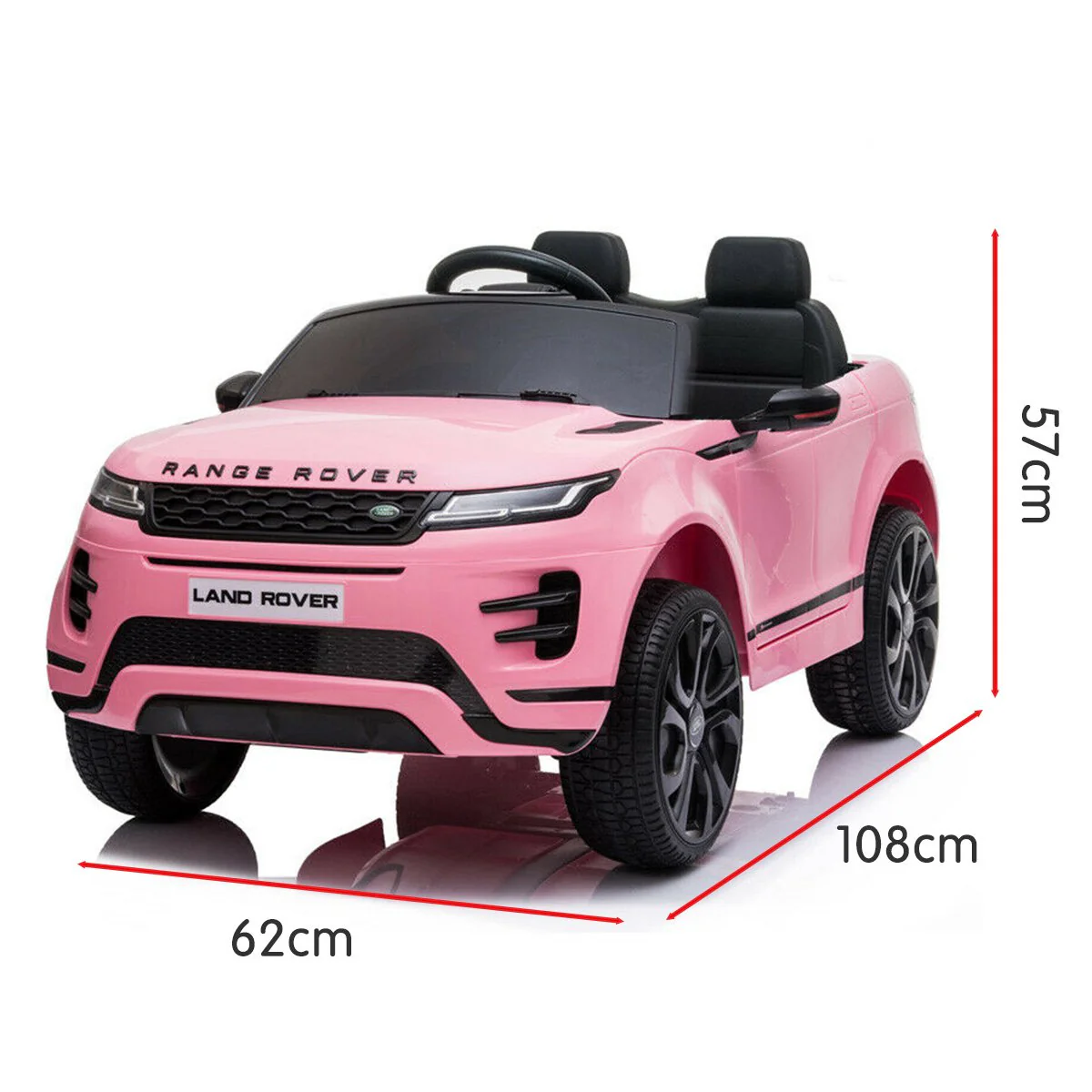 Land Rover Licensed Kids Electric Ride On Car Remote Control - Pink - Nurns