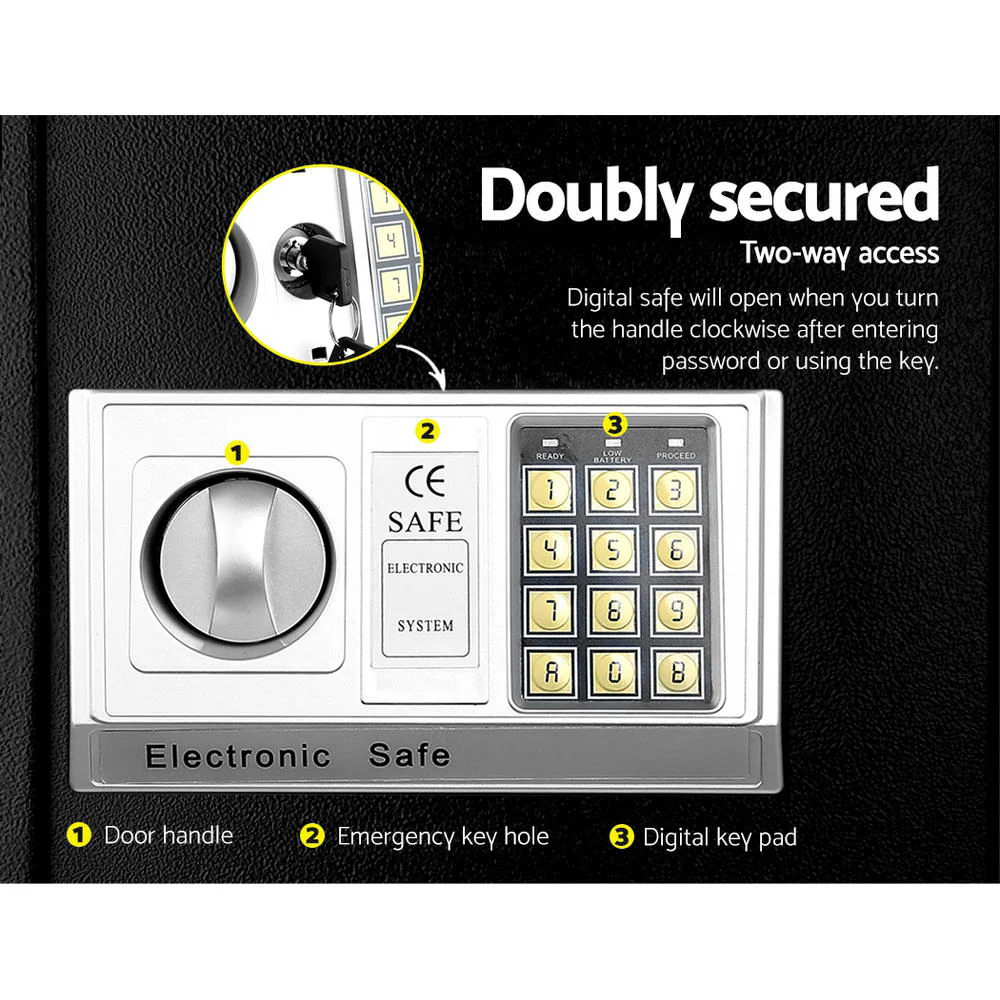 Security Safe Box 8.5L - Nurns