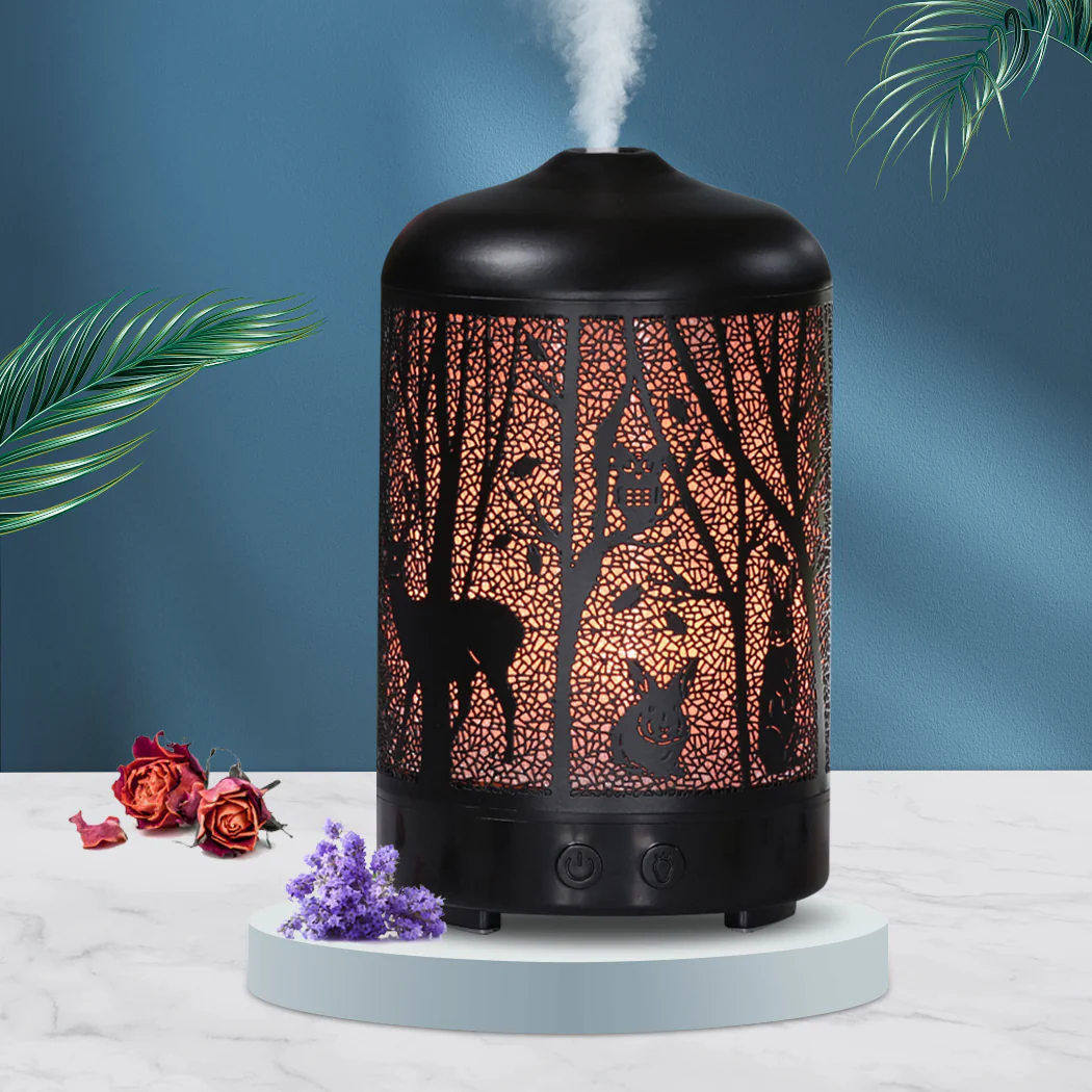 Aroma Diffuser Aromatherapy Ultrasonic Humidifier Essential Oil Purifier 3D Deer - Nurns