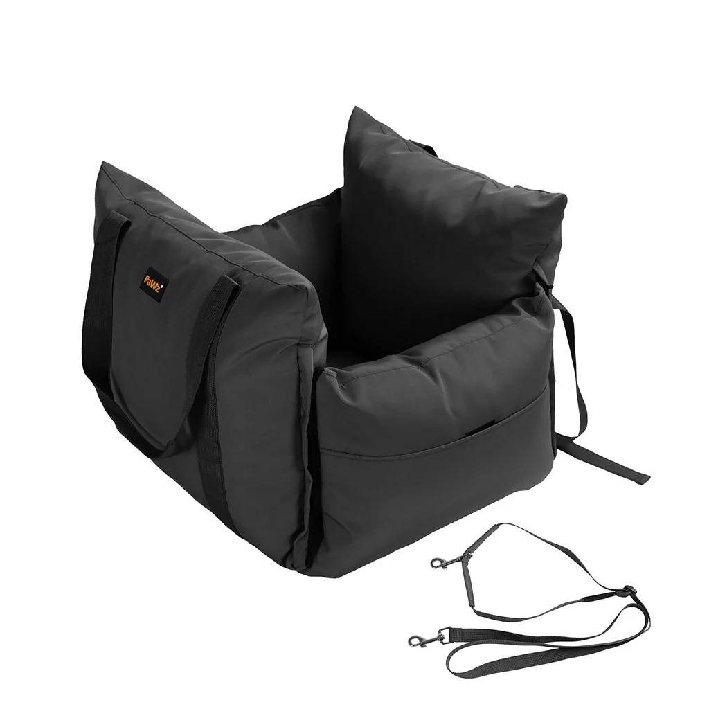 PaWz Dog Car Seat Booster Belt Black - Nurns