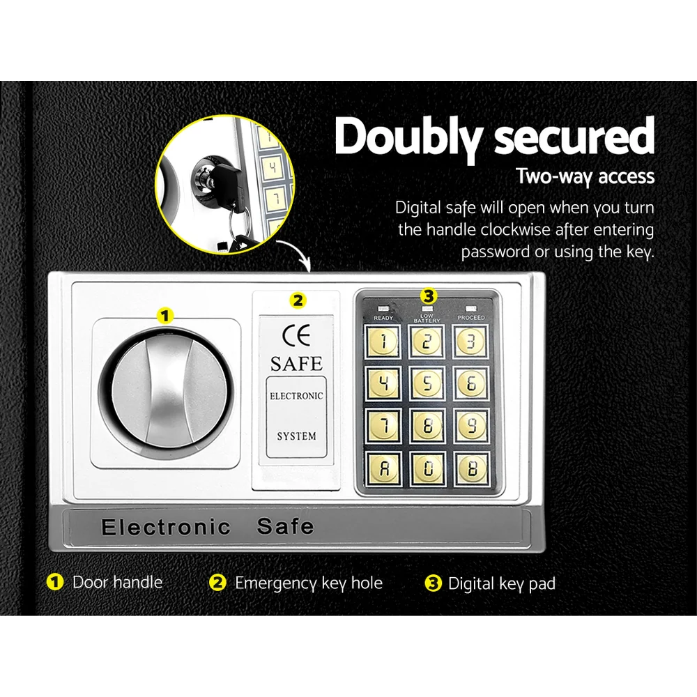 Security Safe Box 16L - Nurns