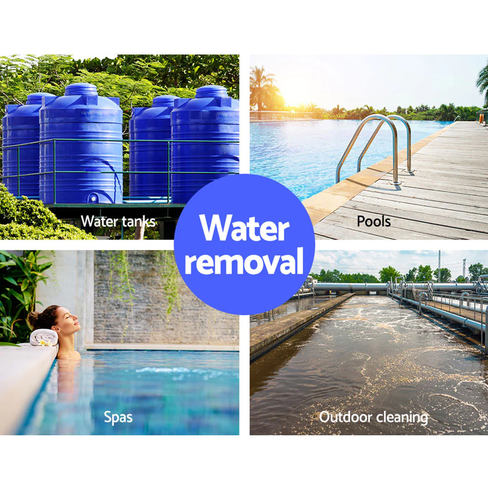 Garden Submersible Pump 400W Dirty Water Bore Tank Well Steel Sewerage - Nurns