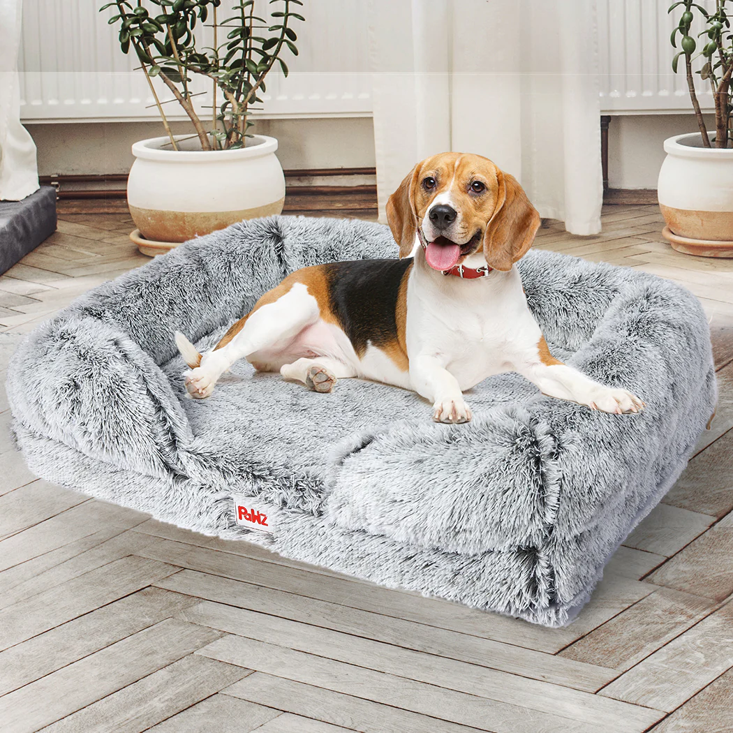 MEDIUM Dog Beds Pet Orthopedic Sofa - Grey - Nurns