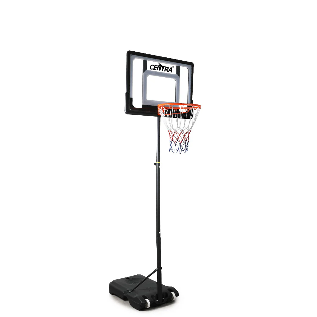 Basketball Stand Hoop System Ring Portable 2.1M Adjustable Height Kids In Ground - Nurns