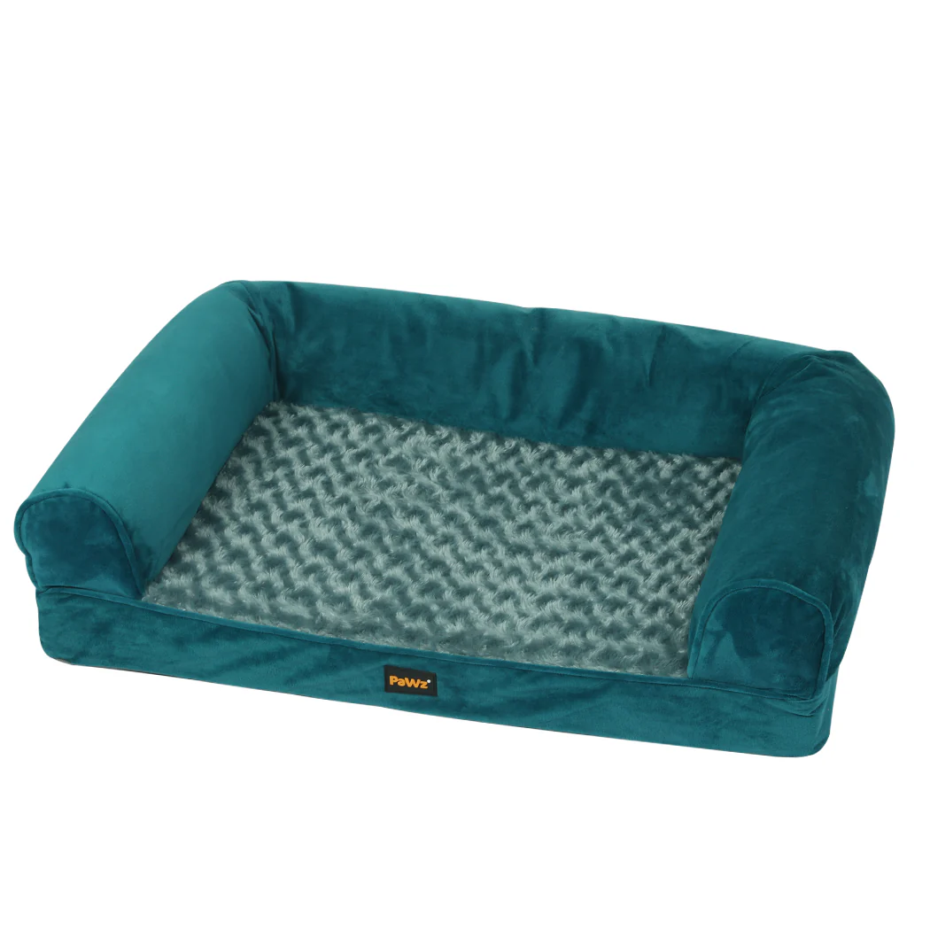 XLarge Dog Beds Pet Sofa Bedding Soft Warm - Blue - Nurns