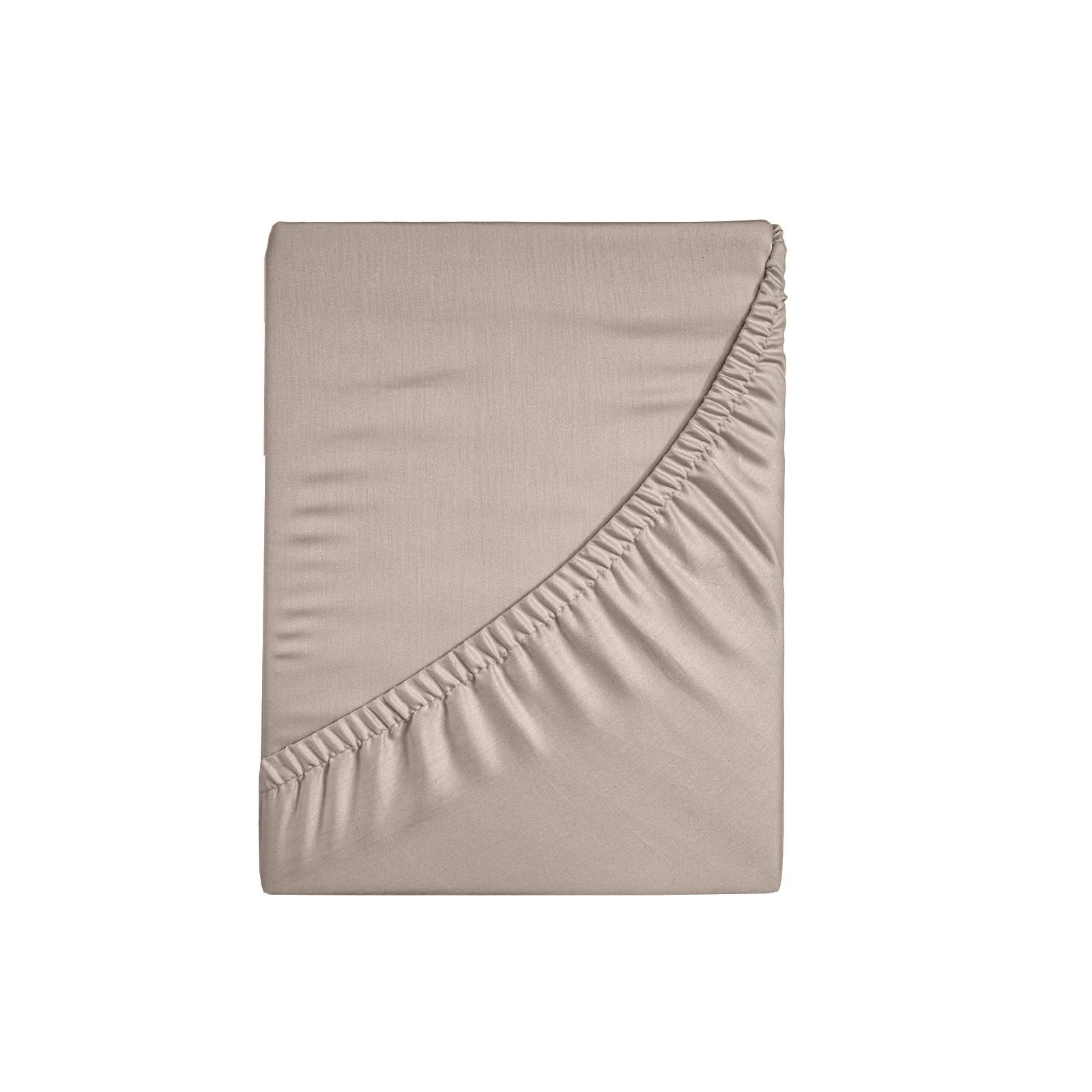 Double Royal Comfort 1500TC Cotton Rich Fitted Sheet 3pc Set - Stone - Nurns