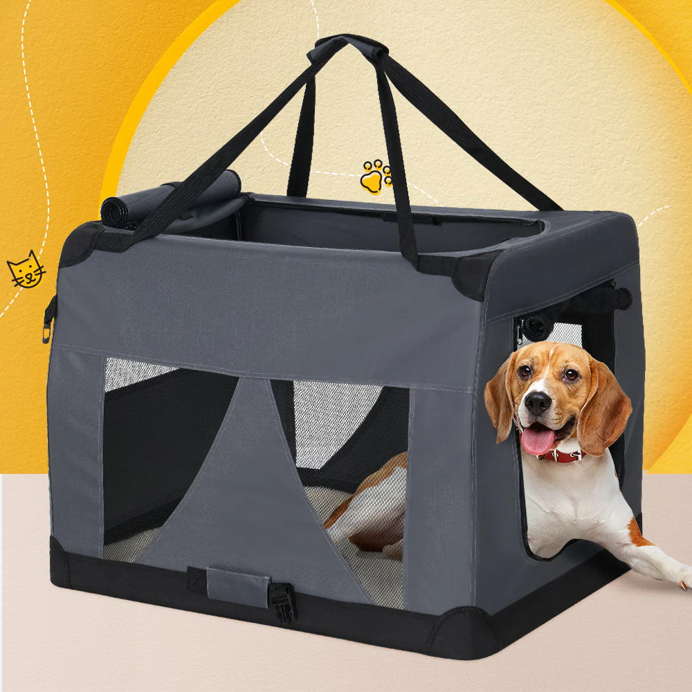 Pet Carrier Soft Crate Dog Cat Travel Portable Cage Kennel Foldable XXXXLarge - Nurns