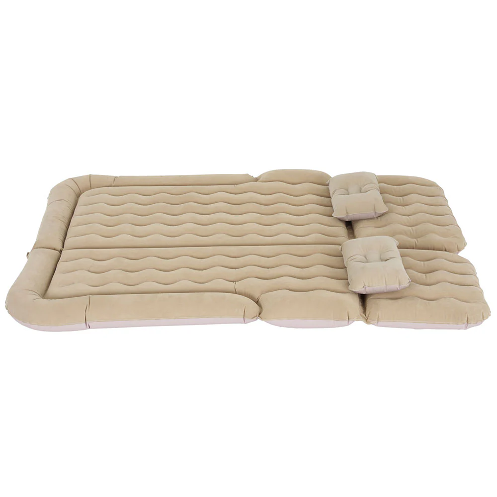 Car Mattress 175x130 Inflatable SUV Back Seat Camping Bed - Beige - Nurns