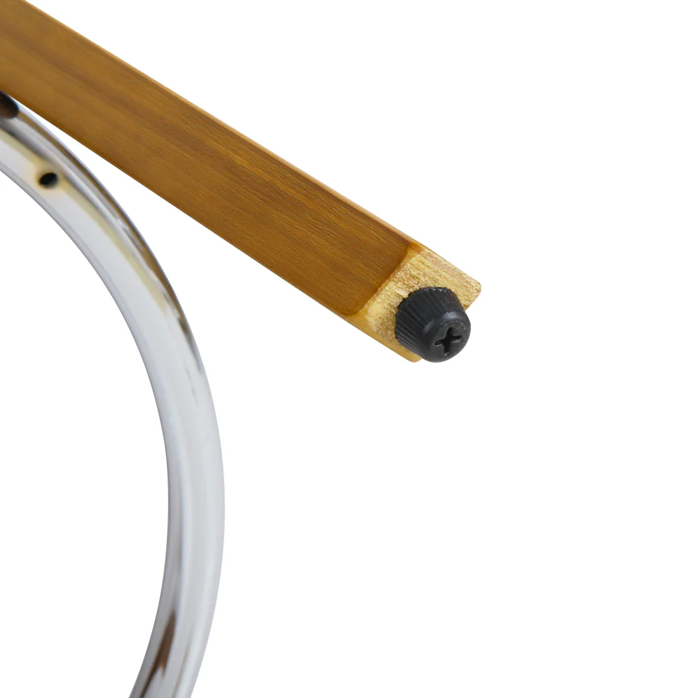 Set of 2 Alicante Walnut Wood Bar Stools - Black & Brown - Nurns