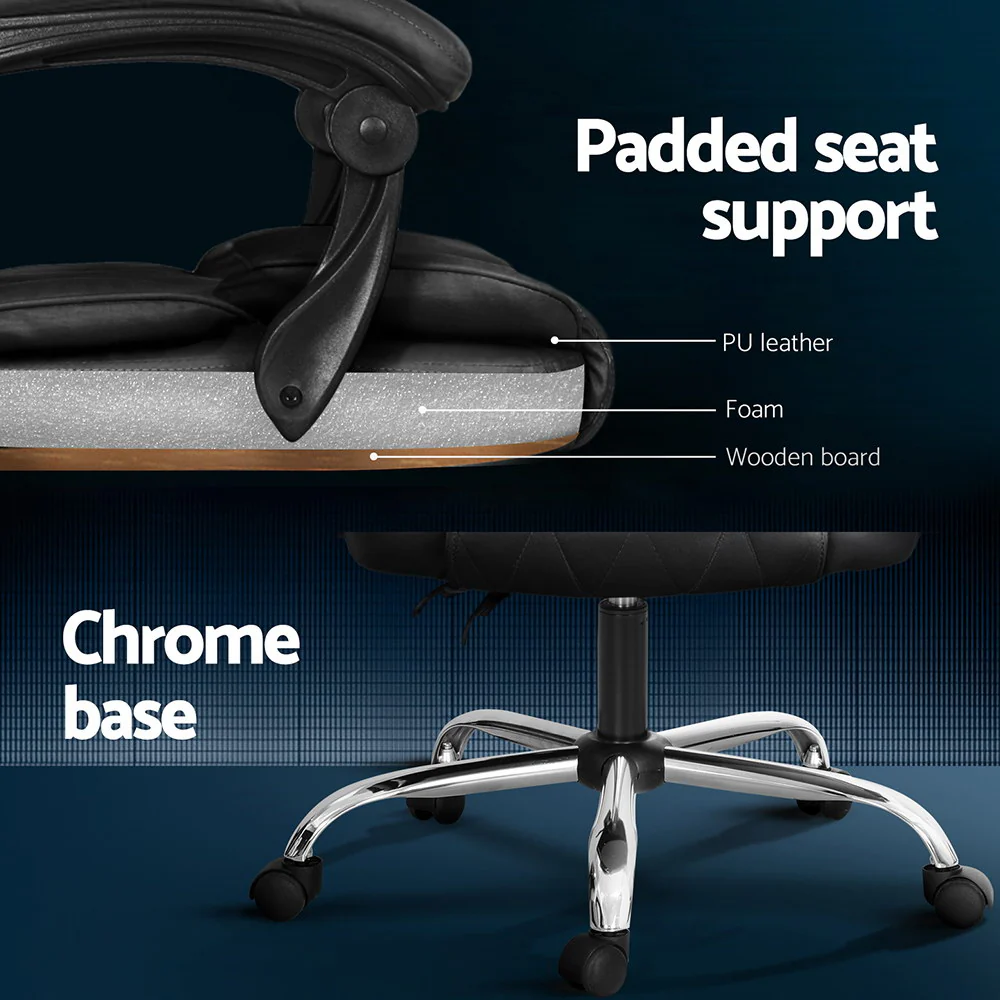 Artiss Massage Office Chair Computer Chairs High Back - Nurns