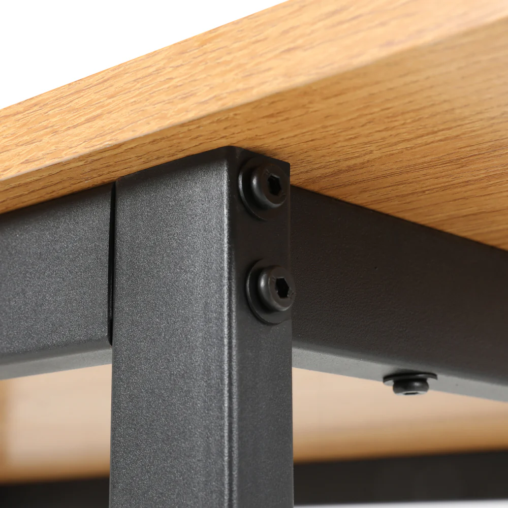 Dining Table 6 Seater Kitchen Cafe Rectangular Wooden Table 150CM - Nurns