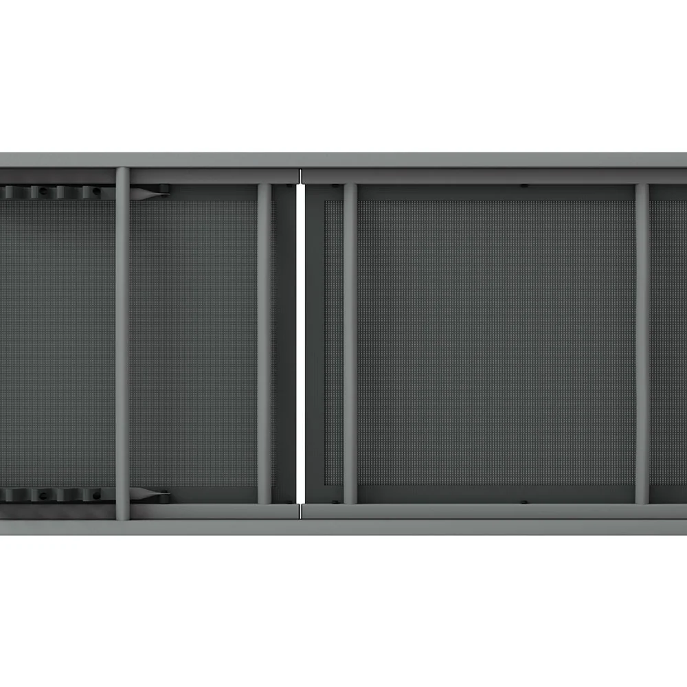 Romy Sun Lounger Outdoor Lounge Chair Patio Furniture Aluminium Wheels Pool - Dark Grey - Nurns