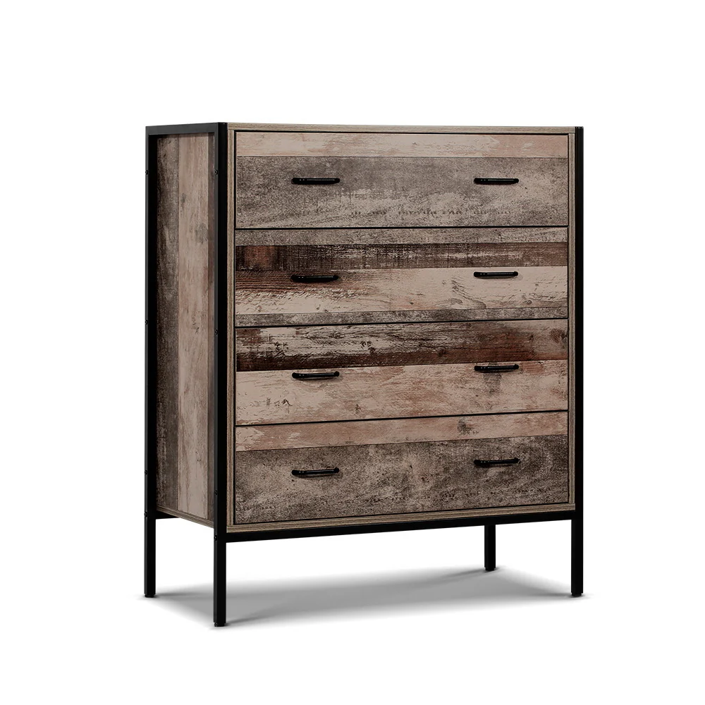 Artiss 4 Chest of Drawers - Nurns