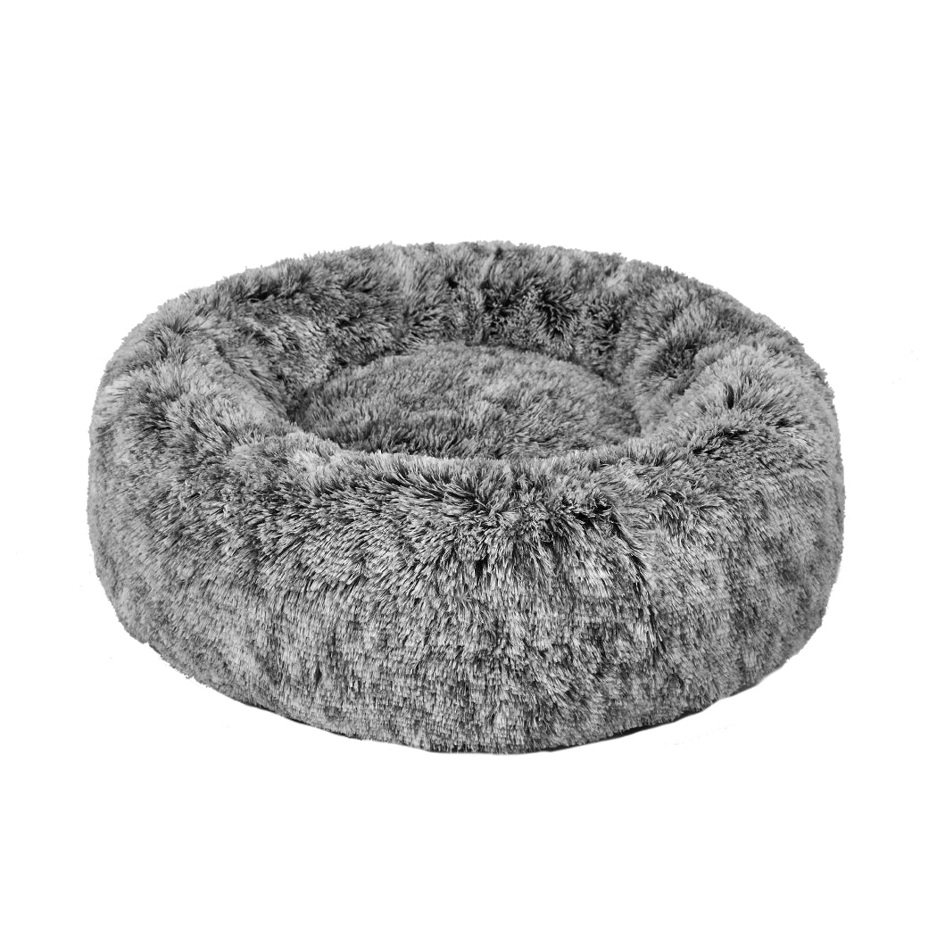 XLarge Dog Beds Pet Donut Nest Calming - Charcoal - Nurns