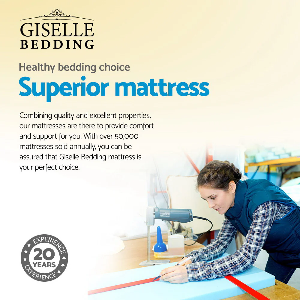 Factory Buys 32cm Euro Top Mattress - Double - Nurns