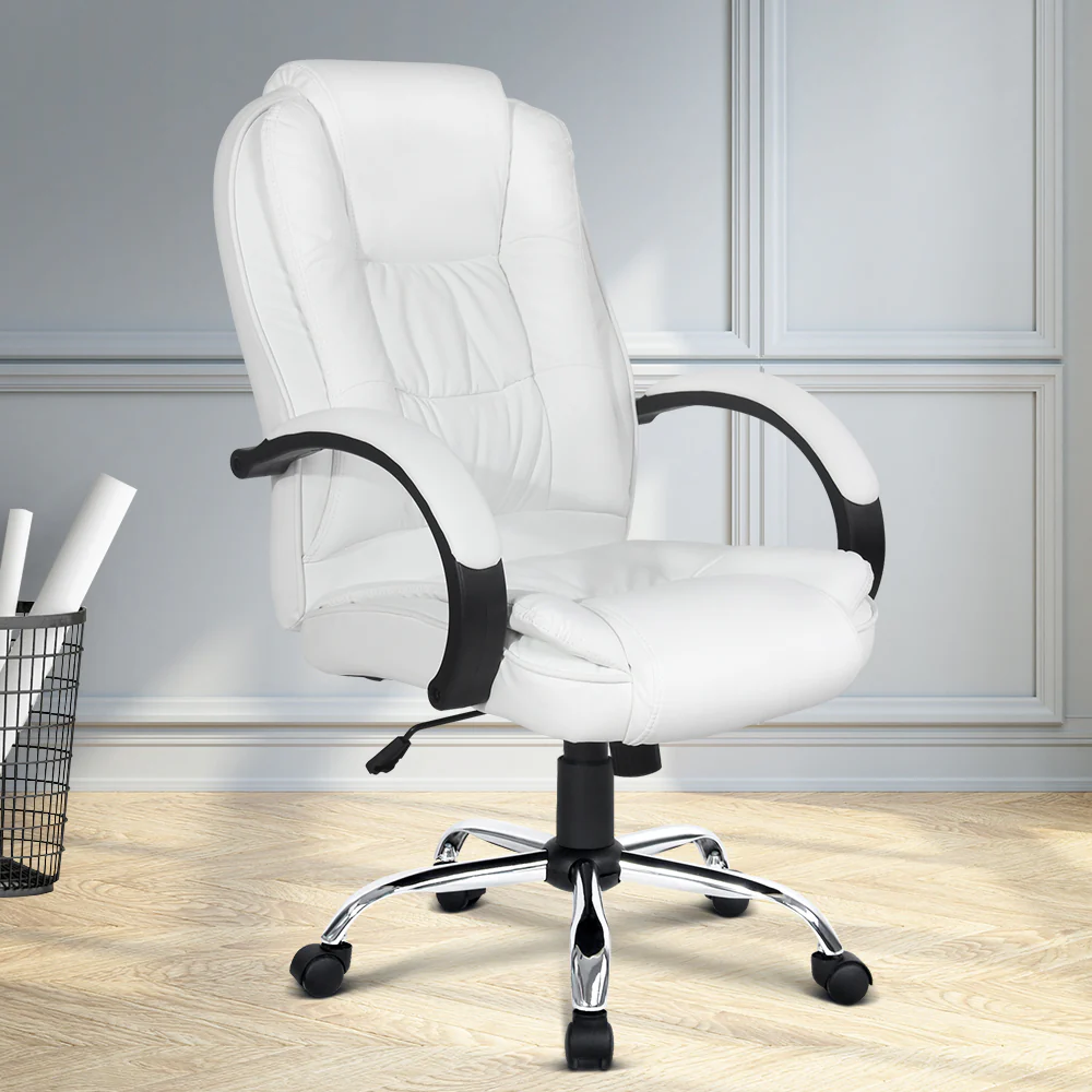 Amaranth Office Desk & Chair Package - White - Nurns