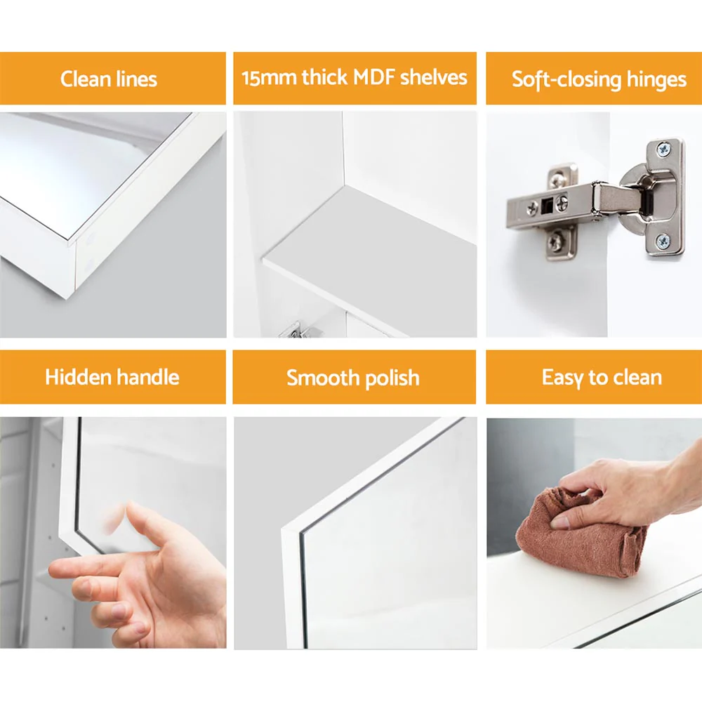 Bathroom Vanity with Cabinets White - Nurns