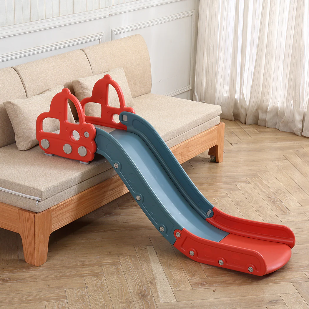 Kid Slide 135cm Long Slide Activity Centre Toddlers Play Set Toy Playground Play - Nurns