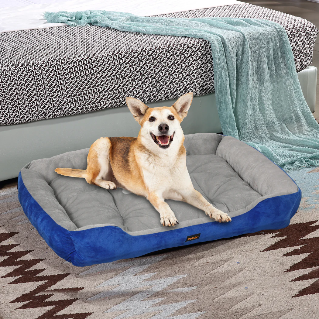 LARGE Dog Beds Pet Mattress Bedding - Navy - Nurns