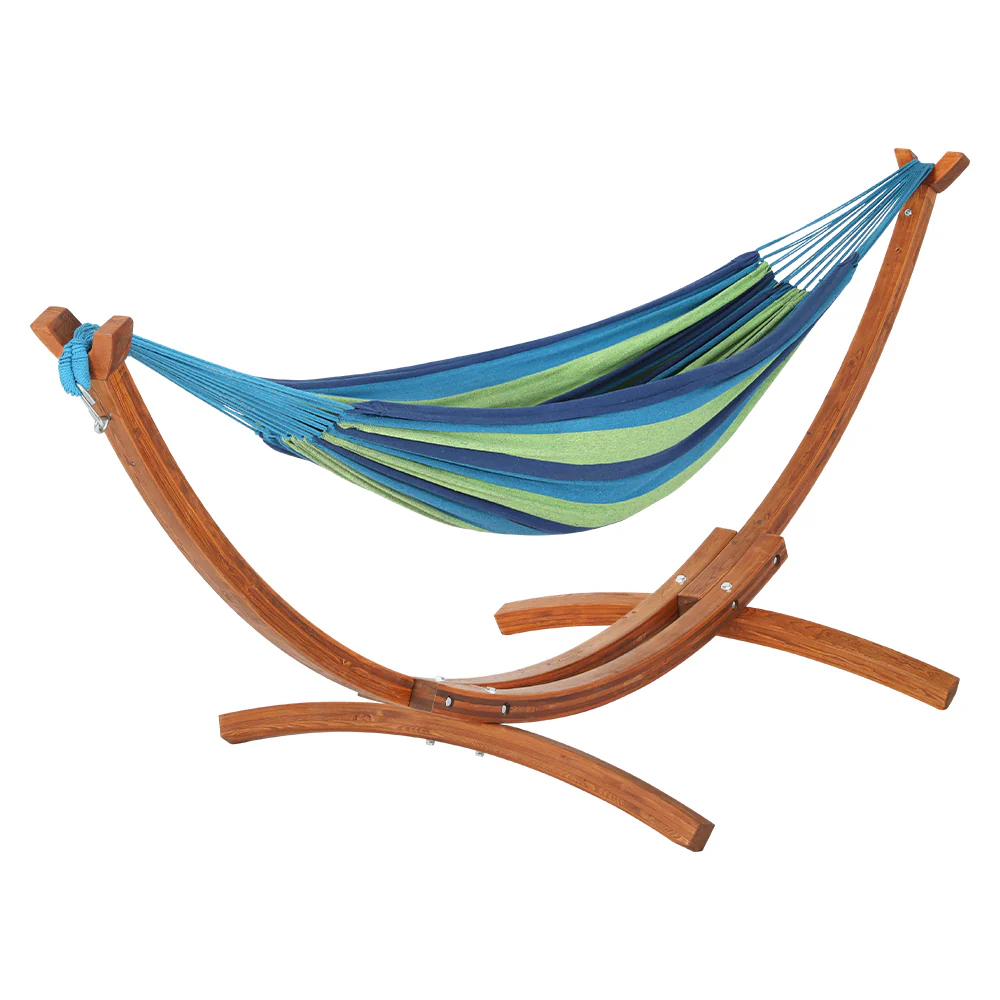 Hammock Bed Outdoor Camping Timber Hammock Wooden Stand - Nurns