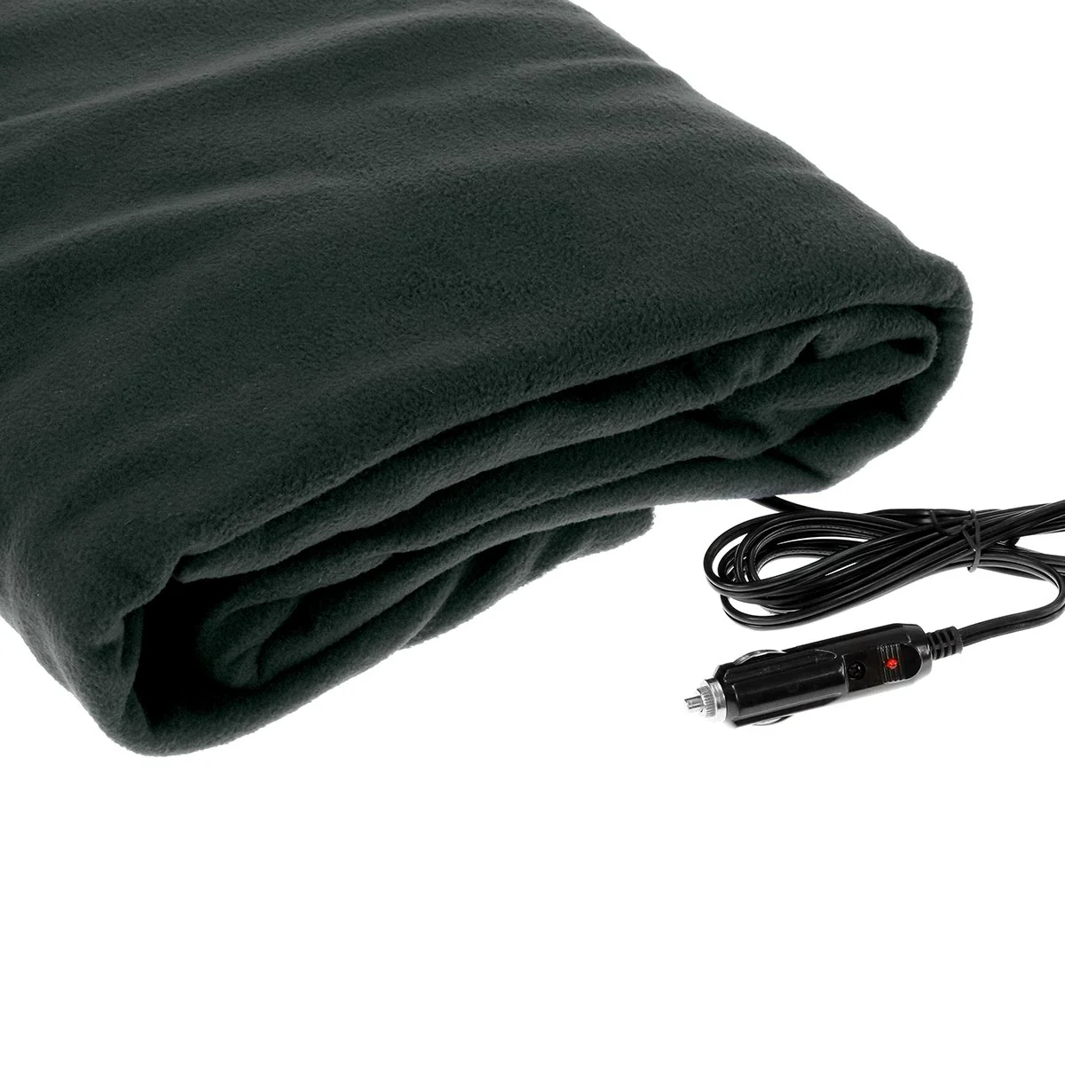 Heated Electric Car Blanket 150x110cm 12V - Black - Nurns