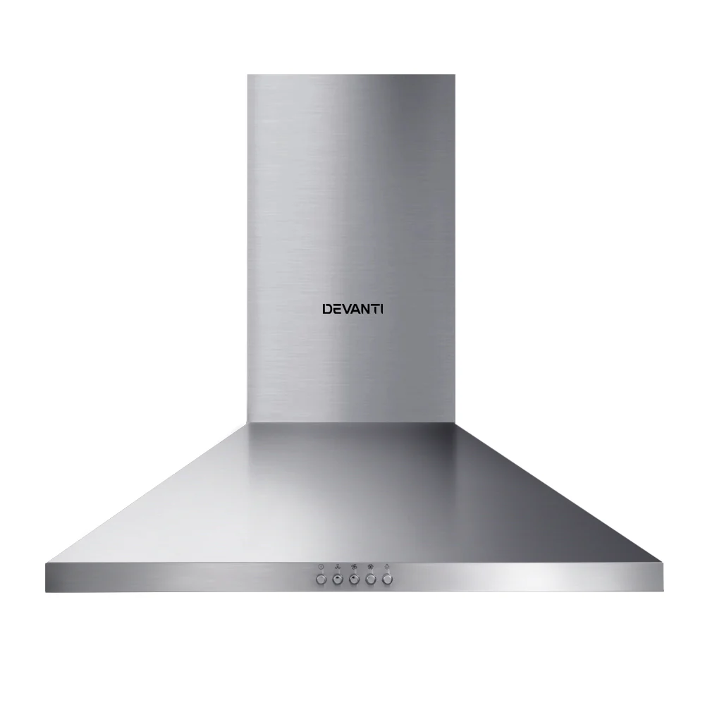 Devanti 600mm Range Hood 60cm Rangehood Stainless Steel - Nurns