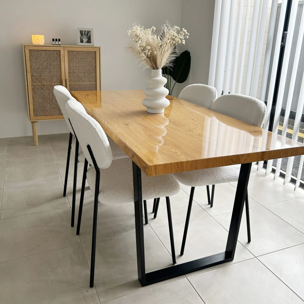 Clay Rectangular Dining Table 170cm - Natural - Nurns