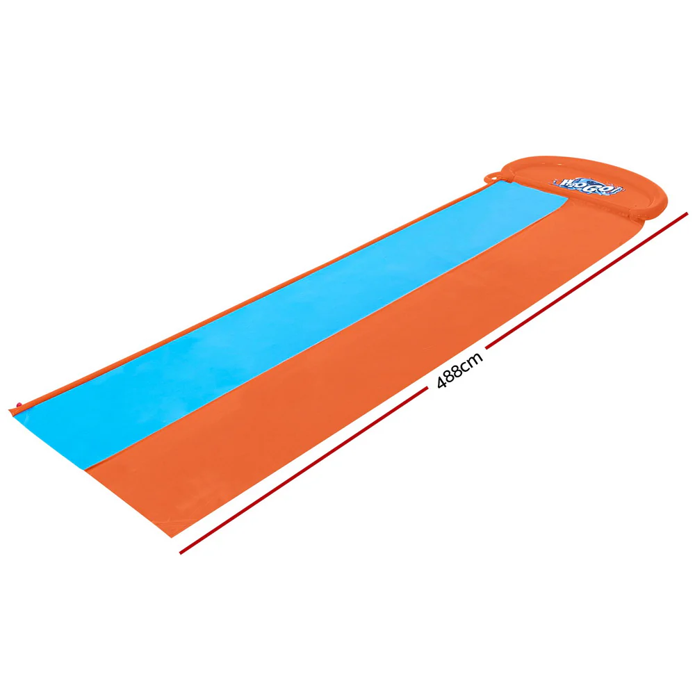 Factory Buys Inflatable Water Slip Slide Double Kids Splash Toy Outdoor Play 4.88M - Nurns