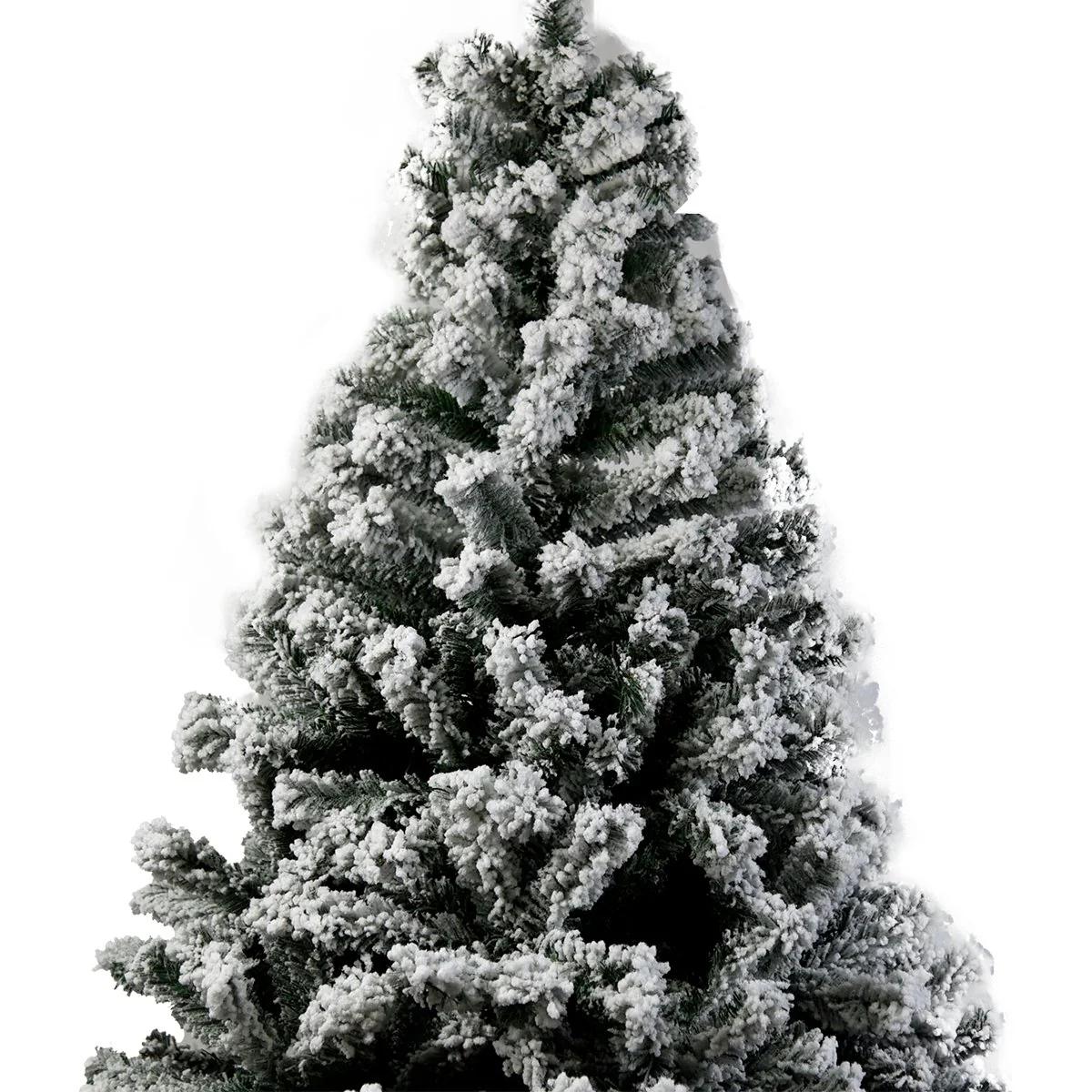 7ft 2.1m 1200 Tips Snow-Tipped Artificial Christmas Tree - Nurns