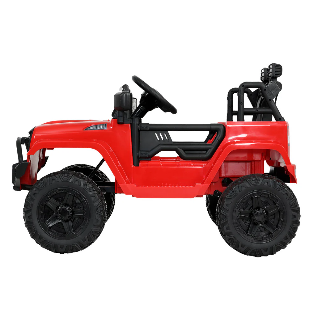 Kids Ride on Car Electric 12V Car Toys Jeep Battery Remote Control - Red - Nurns