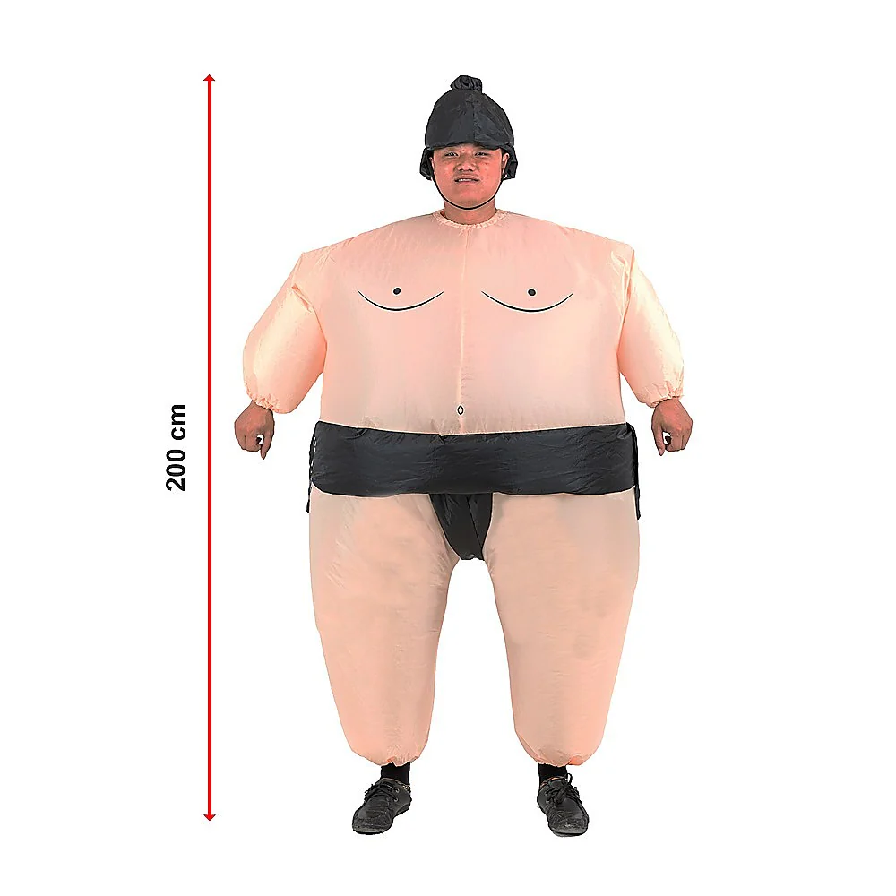 SUMO Fancy Dress Inflatable Suit - Fan Operated Costume - Nurns