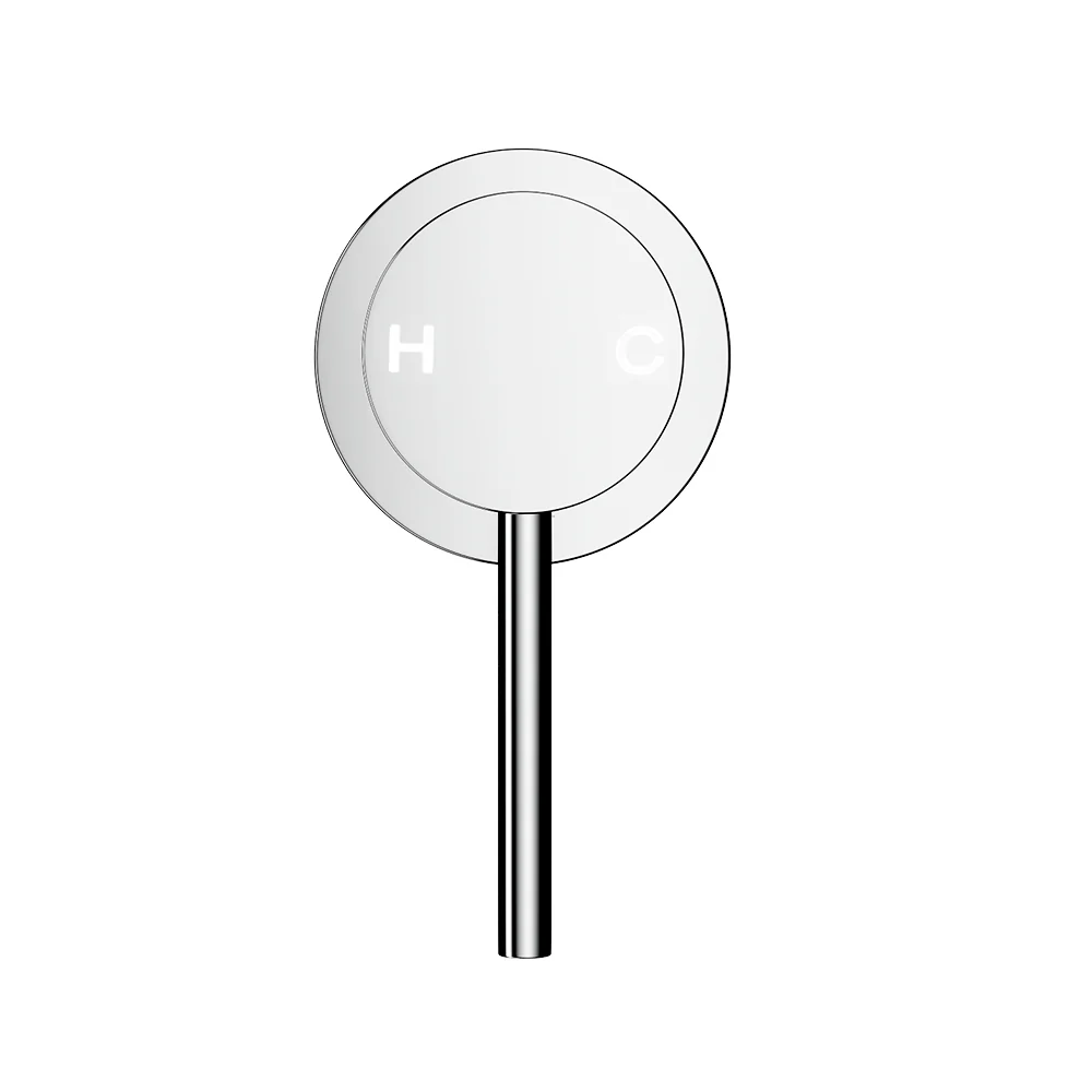 Basin Mixer Wall Tap Round Brass Faucet Shower Bathtub Chrome - Nurns